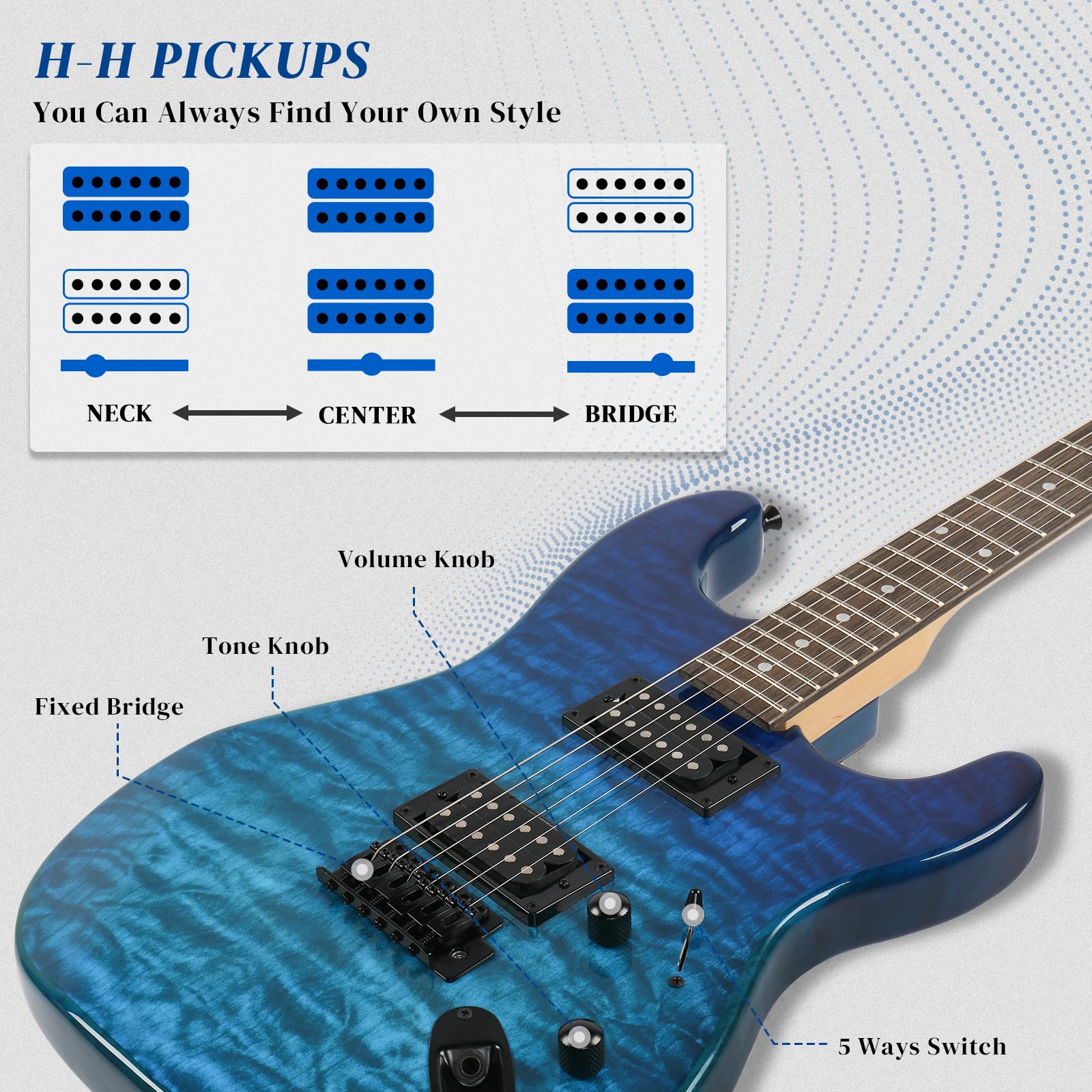 ギター kscn Amazon.com: Ktaxon 39 Inch Electric Guitar, Full Size Solid